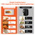 Novaspark Air Fryer Toaster Oven Combo, Retro Convection Oven Countertop,19QT Small Toaster Oven, 4-slices or 9" Pizza,Bake,Toast,Broil, Air Fry, Rapid Heating Mini Conventional Oven, Non-Stick, White
