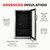 Honeywell Beverage Refrigerator and Cooler, 116 Can Mini Fridge with Glass Door