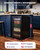 Icyglee Beverage Refrigerator Cooler, 126 Can Mini Fridge with Glass Door for Wine, Soda Beer
