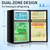 DOGHLY 3.2 Cu.Ft Mini Fridge with Freezer