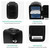 CROWNFUL Mini Fridge, 4 Liter/6 Can Portable Cooler and Warmer Personal Fridge for Skin Care