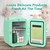CROWNFUL Mini Fridge, 4 Liter/6 Can Portable Cooler and Warmer Personal Refrigerator for Skin Care