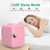 CROWNFUL Mini Fridge, 4 Liter/6 Can Portable Cooler and Warmer Personal Refrigerator for Skin Care
