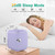 CROWNFUL Mini Fridge, 4 Liter/6 Can Portable Cooler and Warmer Personal Refrigerator for Skin Care