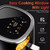WHUTO Compact Air Fryer, 9-in-1 with Smart Digital Color TouchScreen Air Fryers, View Window, Air Fry, Roast, Bake,Reheat, Dehydrate, 12 Presets,Dishwasher Safe Basket & Less Oil Nonstick,4.2QT