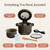 6-Cup Cooked with Ceramic Nonstick Inner Pot | Fuzzy Logic Multi-Cooker