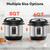 6QT Programmable Multi Cooker with 12 One-Touch Presets, Soup Steam Yogurt and More