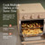 Our Place Wonder Oven | 6-in-1 Stainless Steel Air Fryer Toaster Oven Combo with Basket