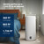 BLUEAIR 2-in-1 Purify + Humidify: Air Purifier and Humidifier with HEPASilent™ and 360° InvisibleMist™ Technology