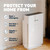 True HEPA Air Purifier, Cleaner & Filter for Allergies, Smoke, Pets - Eliminator of 99.9% of Dust, Pet Hair, Odors - HSP002-1500 Sq. Ft.