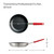 Professional 10-Inch Non Stick Frying Pan, Heavy-Gauge Aluminum Skillet with Reinforced Nonstick Coating