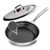 Non Stick Frying Pans Stainless Steel, 12 Inch with Lid, Induction Pan Compatible