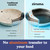 Non-Toxic Frying Pan, Non Stick 9.5" Fully Clad for Fast & Even Heat, PFOA-Free, Premium 304 Stainless Steel
