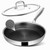 Non Stick Frying Pans, 12-inch with Lid, Hybrid Frying Pans Nonstick Stainless Steel