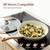 Nonstick Ceramic Frying Pan with Lid 8/9.5/10/11/12.5 Inch Omelet Pan Skillet