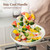 Nonstick Ceramic Frying Pan with Lid 8/9.5/10/11/12.5 Inch Omelet Pan Skillet