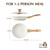Nonstick Ceramic Frying Pan with Lid 8/9.5/10/11/12.5 Inch Omelet Pan Skillet