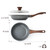 Nonstick Frying Pan Skillet with Lid, Omelet Pan with Cover, Healthy Egg Pan Chef's Pan