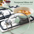 SENSARTE Nonstick Ceramic Frying Pan with Lid 8 Inch Small Omelette Pan Skillet
