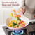 SENSARTE Nonstick Ceramic Frying Pan with Lid 8 Inch Small Omelette Pan Skillet