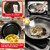 10-Inch Nonstick Frying Pan, Tri-Ply Stainless Steel Skillet with Reinforced Coating
