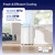 DELLA Sylro Series Smart Portable AC, 12,000 BTU Free-Standing Cooling AC with Fan & Dehumidifier, 45dB Ultra Quiet, APP/Voice/Remote Control