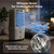 KEGIAN 4000 CFM Swamp Cooler, 41" Portable Evaporative Air Cooler w/ 13.5Gal Detachable Tank,120° Oscillation, Timer, Ambient Light, Remote