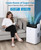 3-in-1 AC Unit with Dehumidifier & Fan, Cools Up to 750 Sq.Ft, Remote Control, 24H Timer & Low Noise Design