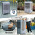 Evaporative Air Cooler with 8 Gal Water Tank, Outdoor Air Conditioner for Garage,Patio, Yard, Factory