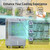 Evaporative Air Cooler with 8 Gal Water Tank, Outdoor Air Conditioner for Garage,Patio, Yard, Factory