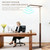 STERREN Vintage LED Floor Lamp, 10500LM Eye-Care Height Adjustable Free-Standing Lamps, 110W Full Spectrum Reading Light for Office
