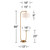 Mid Century Modern Arched Floor Lamp with USB Charging Port Glass Tray Table 66" Tall Antique Brass Gold Metal White Linen Drum Shade Living Room