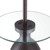 Industrial Floor Lamp with Tray Table USB and AC Power Outlet in Base 66" Tall Oil Rubbed Bronze Hammered Oatmeal Drum Shade for Living Room
