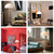 COOBATG Mushroom Modern Semi-Circular Floor Lamp - White Acrylic Round Shade for Living Room & Bedroom