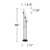 Industrial Modern 66" Tall Tree Floor Lamp with Smart Socket Oiled Bronze Brown Metal 3-Light Amber Seeded Glass Shade for Living Room Family Bedroom Office
