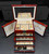 Jewelry Box Wood Jewel Organizer with Fingerprint Lock Safe, 7-Layer Large Locking Jewelry Storage Box with Necklace Hanger for Women