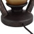 Farmhouse Industrial Table Lamps 25.25" High Set of 2 with Nightlight Bronze Black Faux Silk Drum Shade for Living Room Bedroom