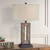 Franklin Iron Works Tahoe Small Rustic Traditional Style Table Lamps 26" High Set of 2 Natural Stale Open Base Rectangular Box Shade for Living Room