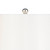 27" Tall Modern Coastal Table Lamps Set of 2 Blue Art Glass White Shade Living Room Bedroom