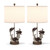 Sea Winds Trading Lux Lighting 27'' Turtles Coastal Seaside Table Lamps (Set of 2) 3-Way Switch