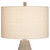 Rustic Country Cottage Table Lamps 30" Tall Set of 2 Natural Gray Texturized Teardrop Off White Oatmeal Drum Shade for Bedroom Living Room