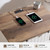 T4TREAM 30" Farmhouse Nightstand Set of 2 with Charging Station, Large End Table with 2 Big Drawers, Wooden Side Table Bedside for Bedroom