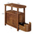 LITTLE TREE Solid Wood End Table Set 2 with 2 Drawers & Open Shelf, No Assembly Required Side Table for Living Room