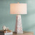 Possini Euro Design Lorin Coastal Table Lamps 29" Tall Set of 2 with Nightlight Mother of Pearl Handmade White Drum Shade Decor for Living Room