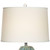 31" Tall Large Modern End Table Lamps Set of 2 Blue-Green Ceramic Off-White Shade Living Room Bedroom Bedside