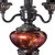 Barnes and Ivy Rhys 34" Tall Large Traditional End 3-Way Table Lamps Set of 2 Bronze Finish Metal Tortoise Shell Glass Off-White Shade Living Room