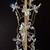 Modern Glam Luxury 71 1/2" Tall Standing Floor Lamp Large 8-Light Crystal Spray LED Dimmable Metal Soft Gold Finish Living Room Bedroom