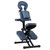Master Massage Rio Portable Massage Chair - Royal Blue, Lightweight 24 lbs, Aluminum Foldable Frame, Fully Adjustable