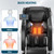 Zero Gravity Massage Chair Recliner with Air Pressure, 8 Fixed Massage Rollers, Heating, Foot Roller, Bluetooth Speaker, for Home Office