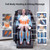4D Massage Chairs Full Body Recliner with Heat Zero Gravity 57'' SL Track Shiatsu Massage Chair for Home Office with AI Voice